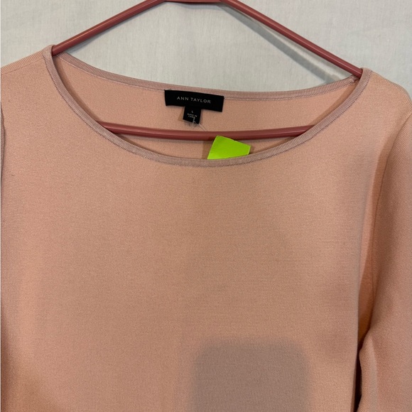 Ann Taylor Peach Long Sleeve Top - Picture 5 of 8